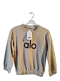 Düz Renk Sweat Kız Çocuk - İki İp Pamuk Uzun Kol