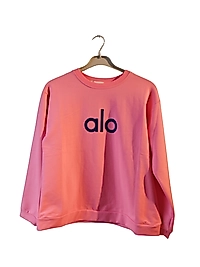 Düz Renk Sweat Kız Çocuk - İki İp Pamuk Uzun Kol